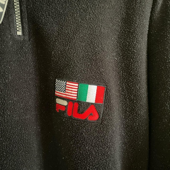 Fila Quarter Zip Fleece Sweater - Picture 3 of 4